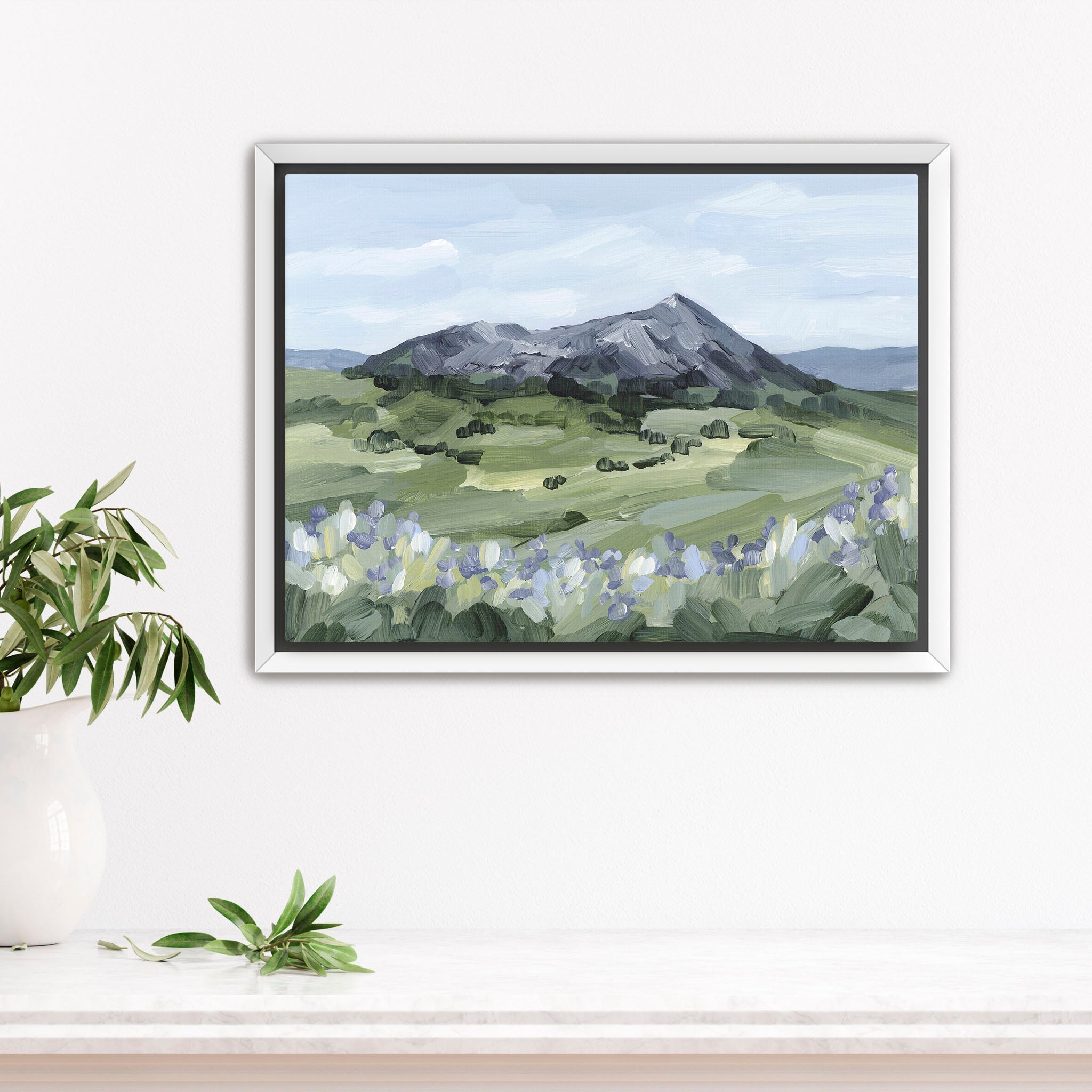 "Summer Mountain" Art Print