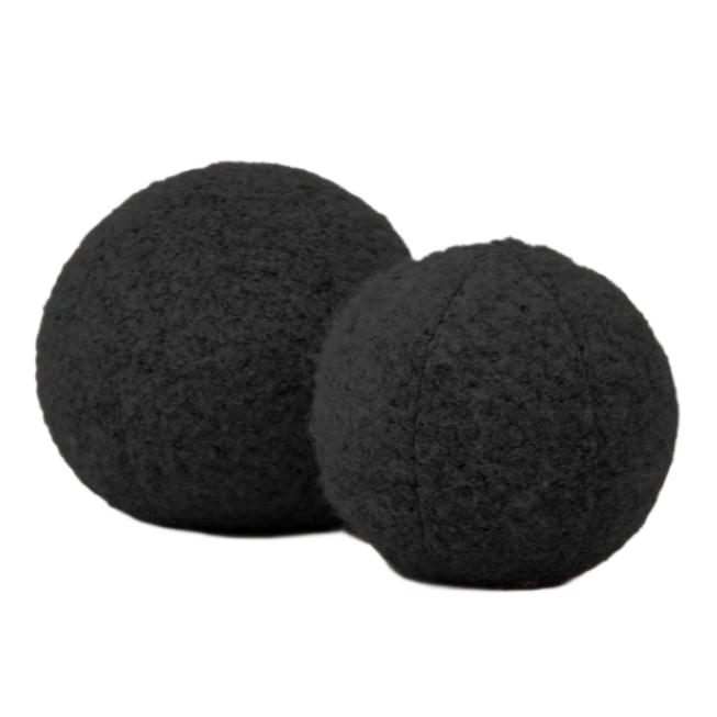 Teddy Sphere Pillow - Black