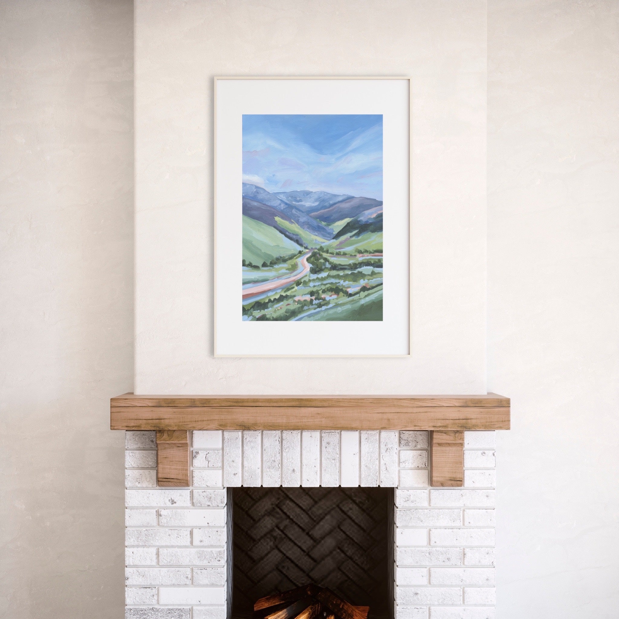 "Vail Valley" Art Print