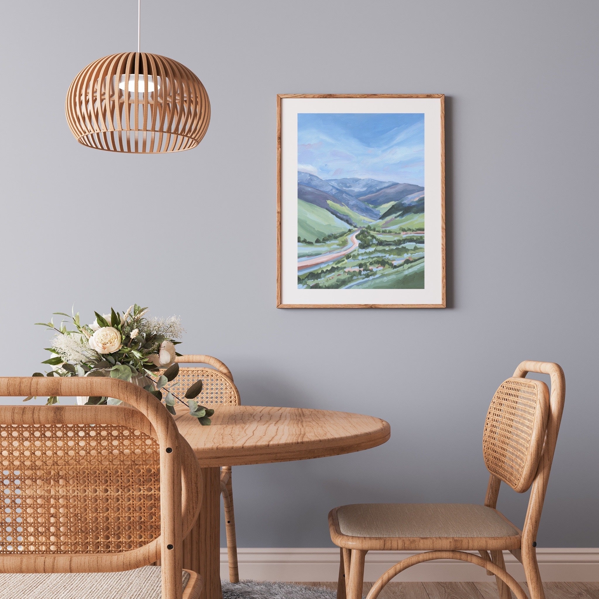 "Vail Valley" Art Print