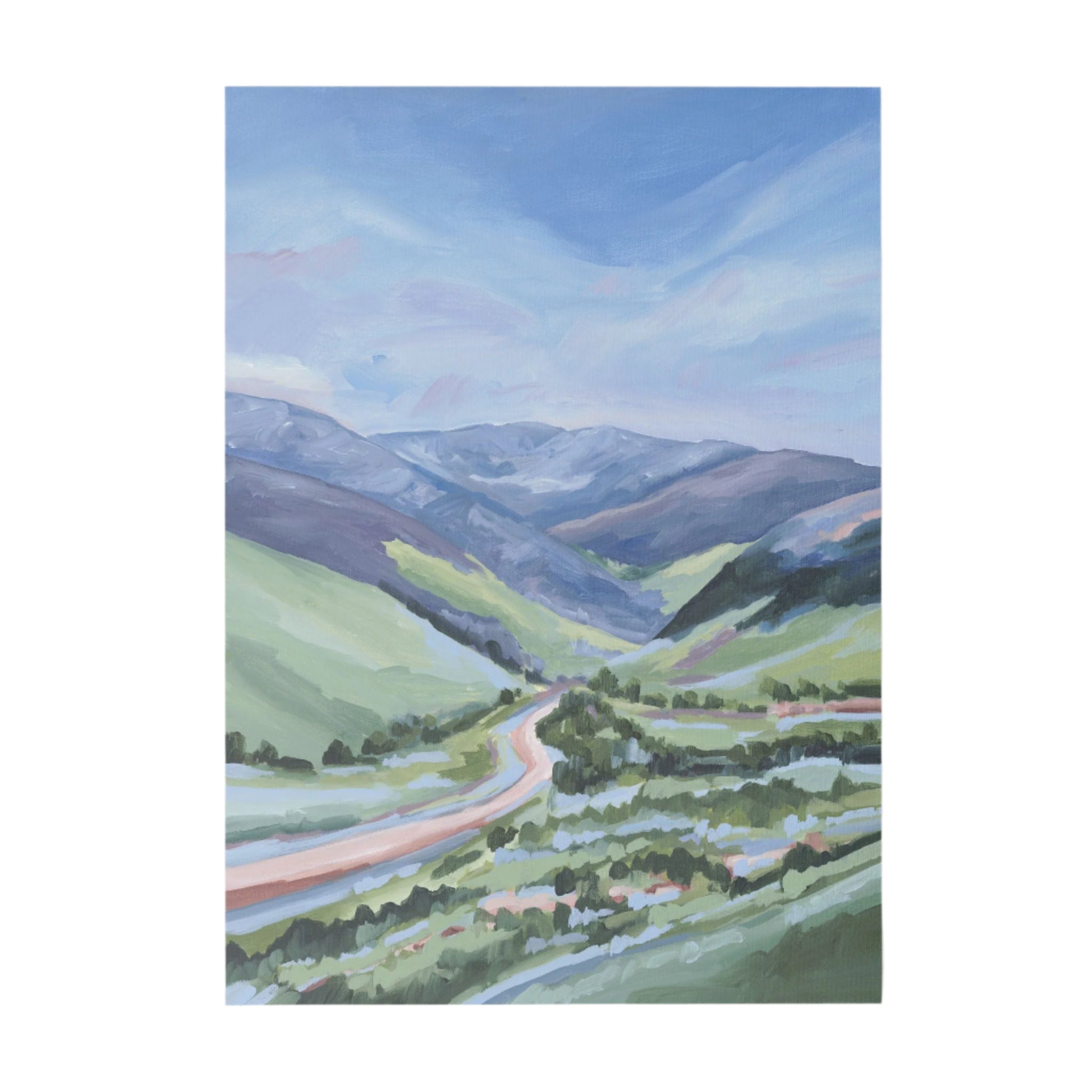 "Vail Valley" Art Print