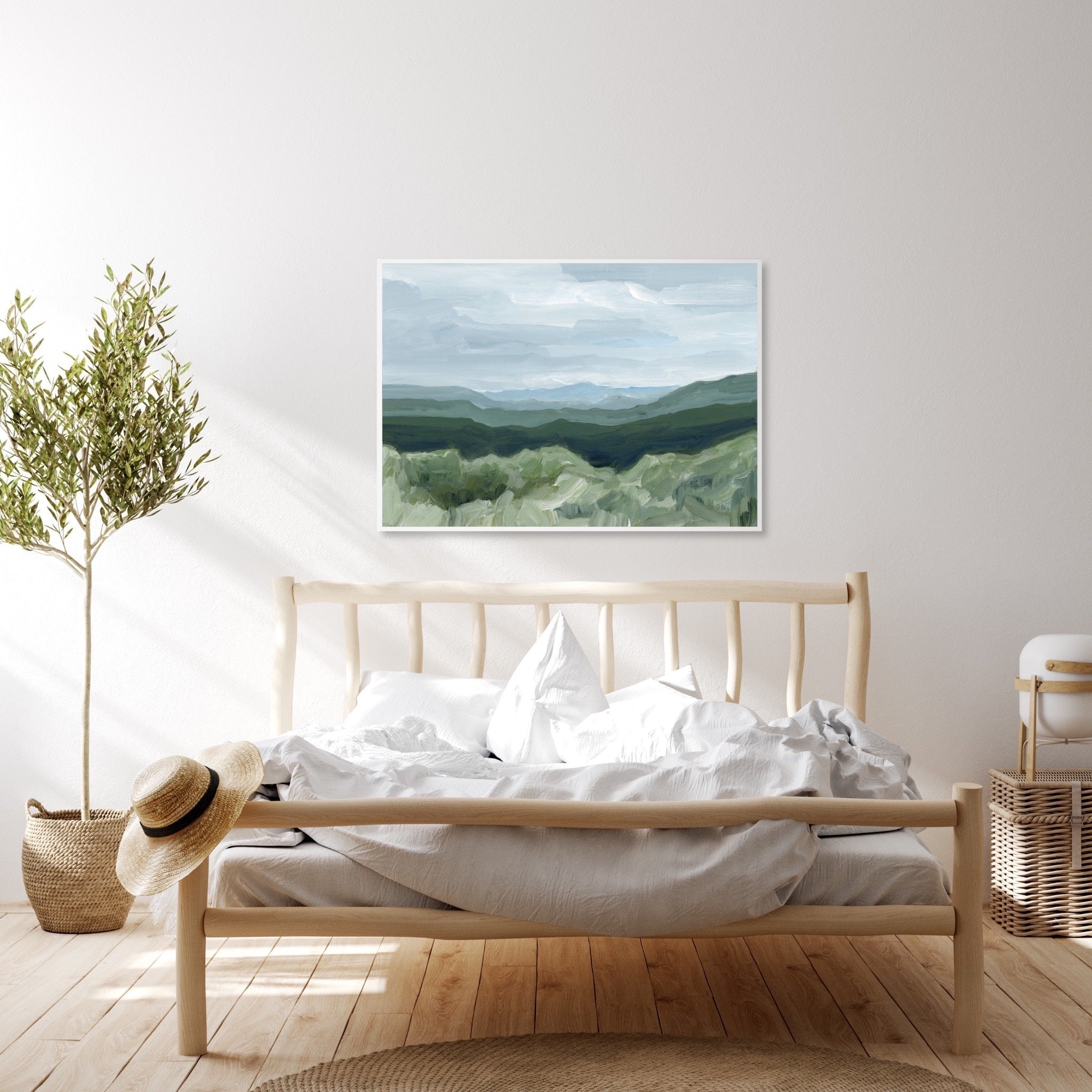 "View From Our Cabin" Art Print