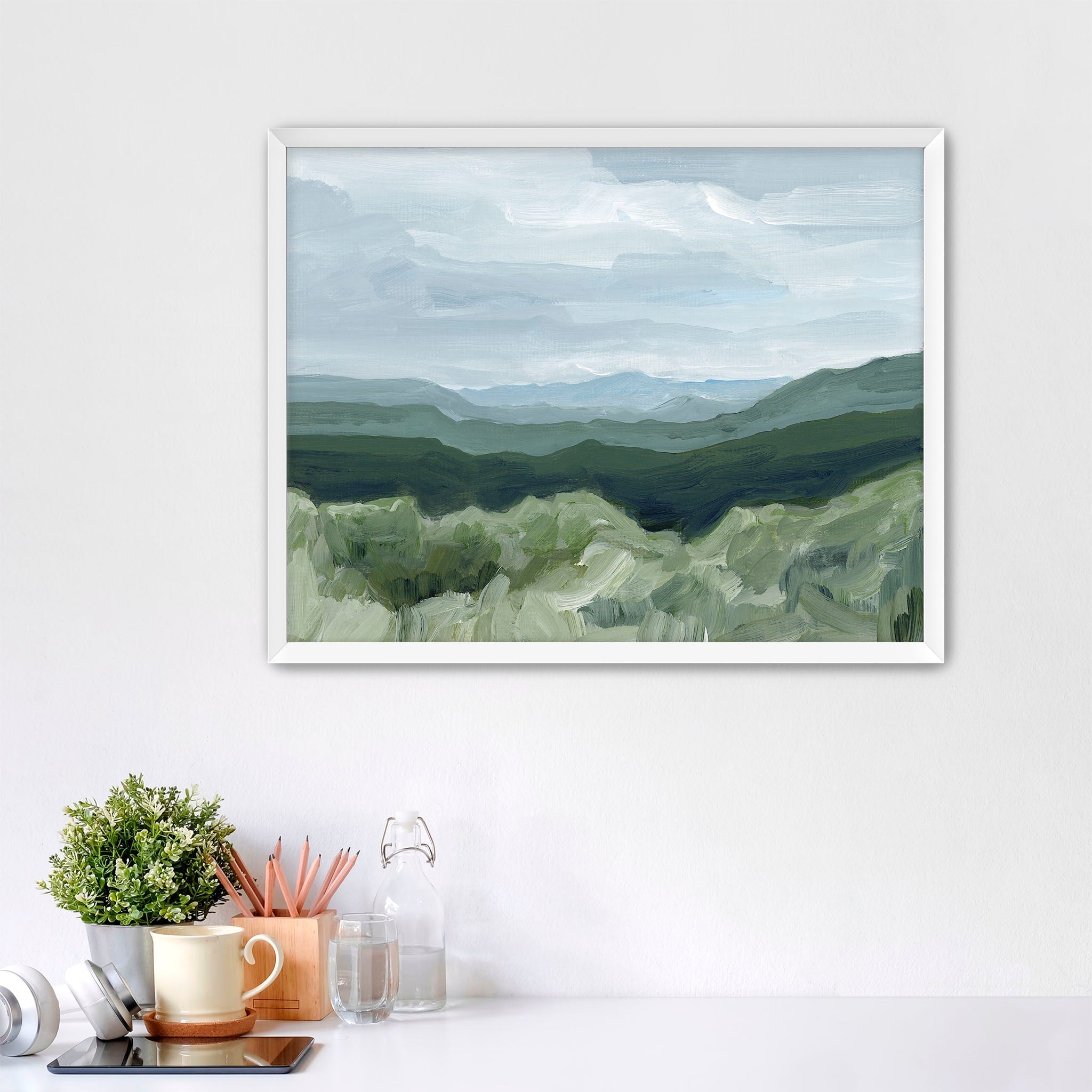 "View From Our Cabin" Art Print