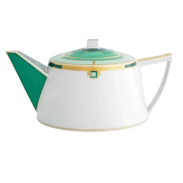 Emerald Porcelain Tea Pot