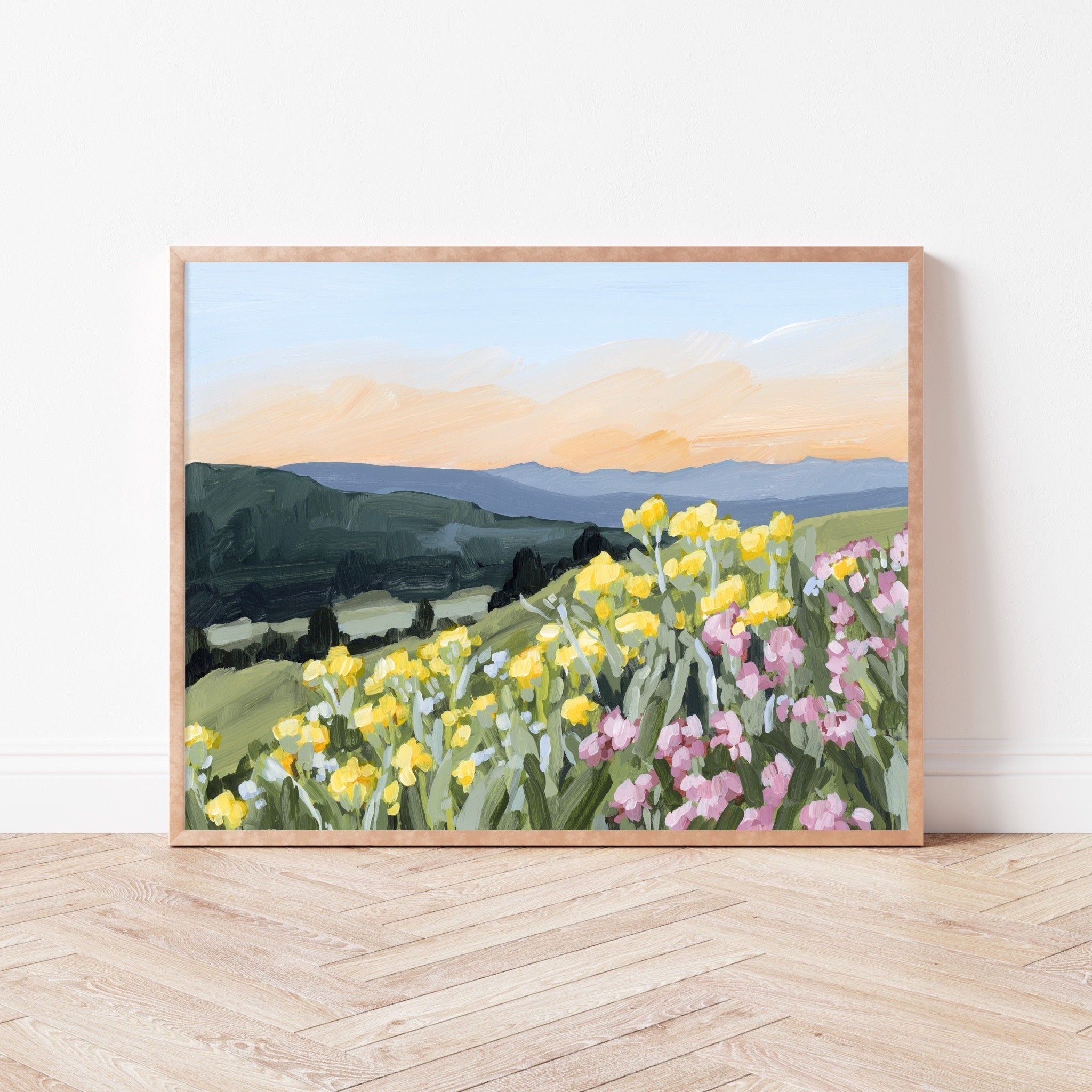 "Wasatch Wildflowers" Art Print