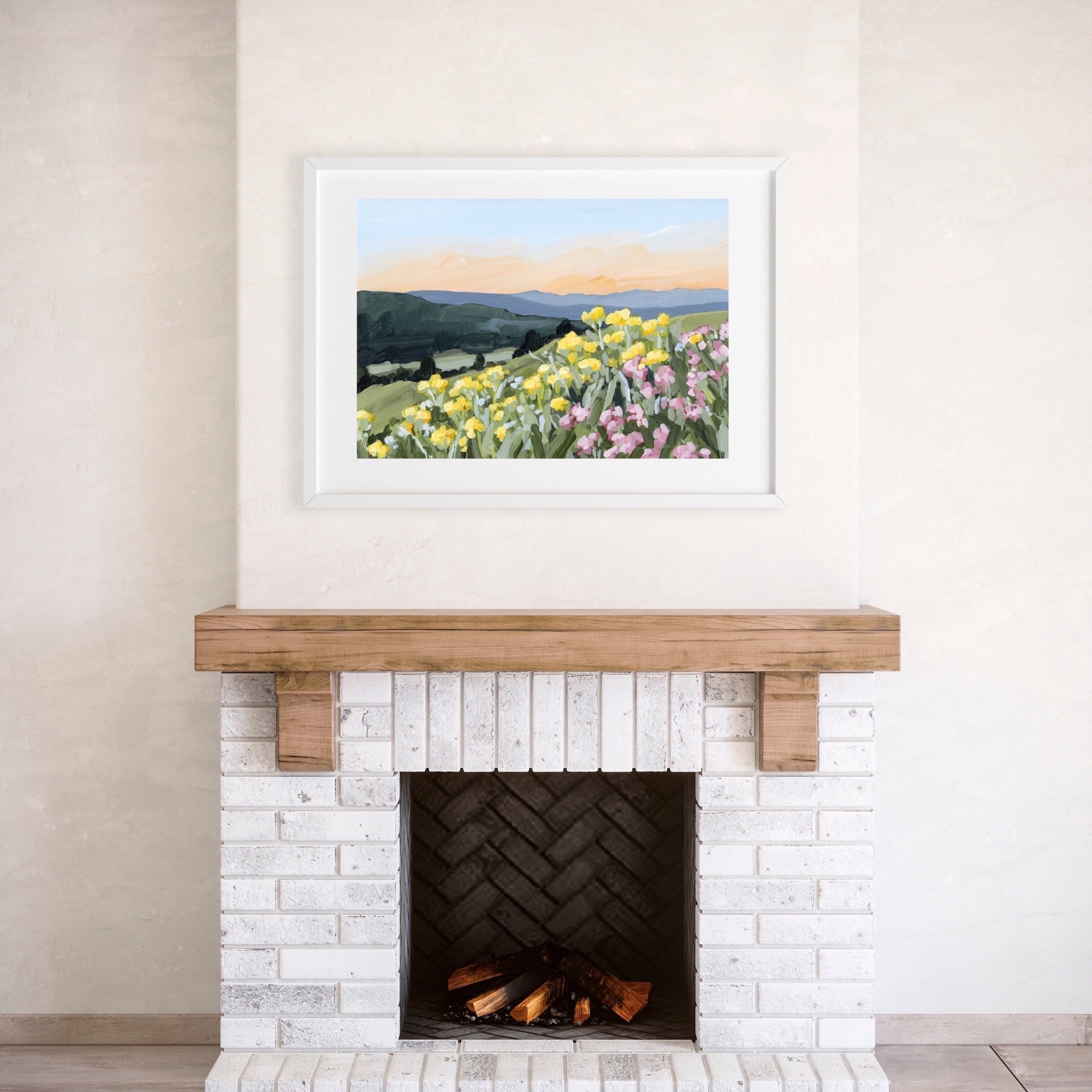 "Wasatch Wildflowers" Art Print