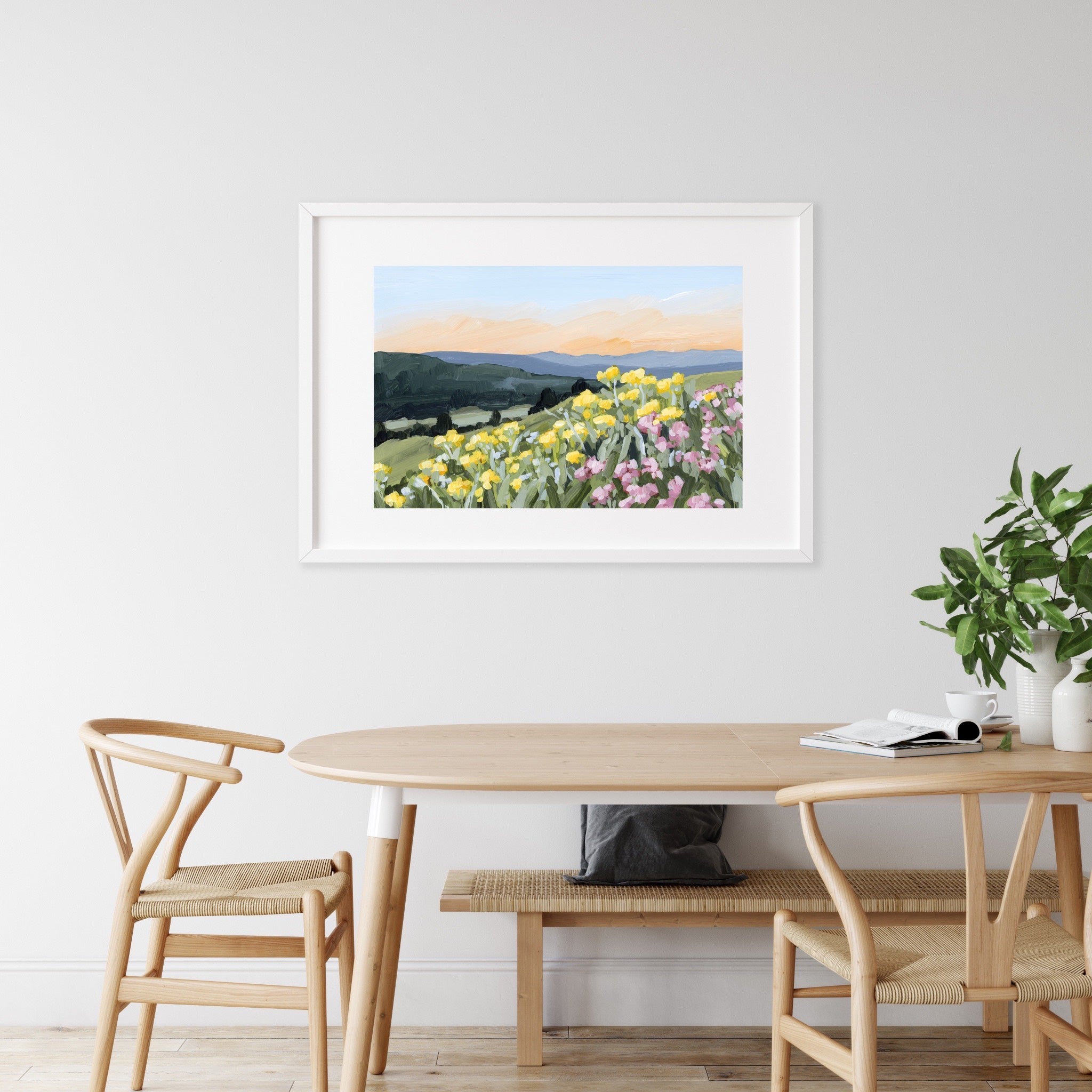 "Wasatch Wildflowers" Art Print