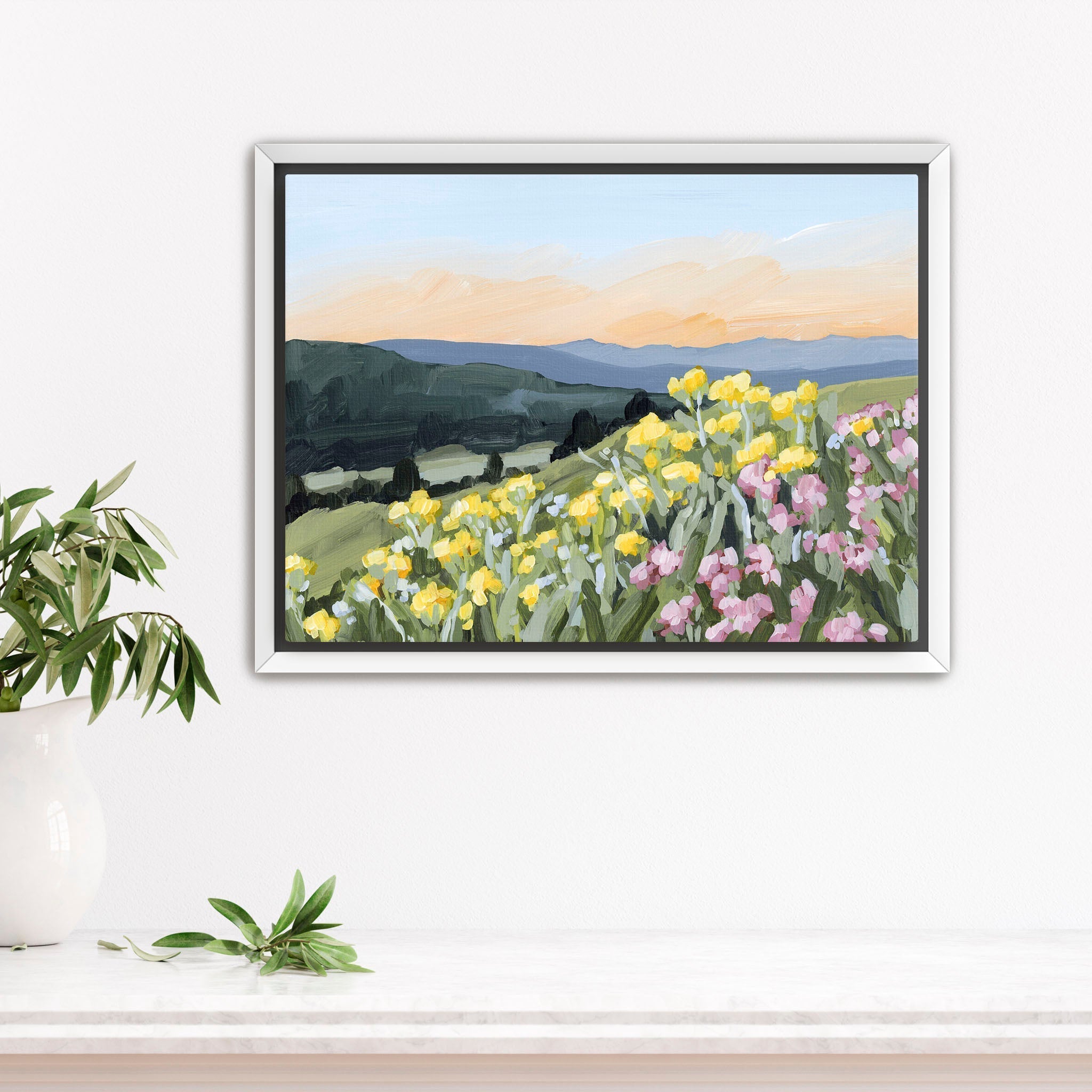 "Wasatch Wildflowers" Art Print