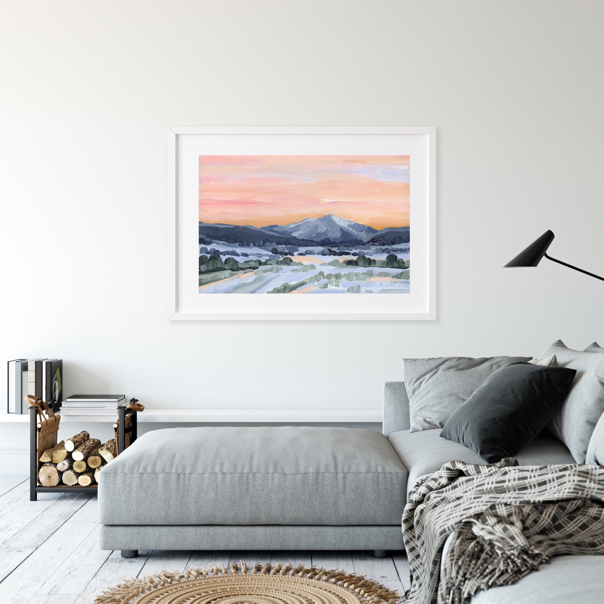 "Watching Sunsets" Art Print