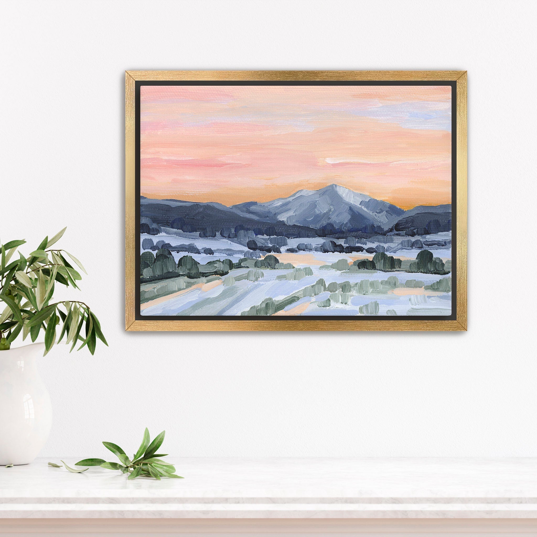 "Watching Sunsets" Art Print