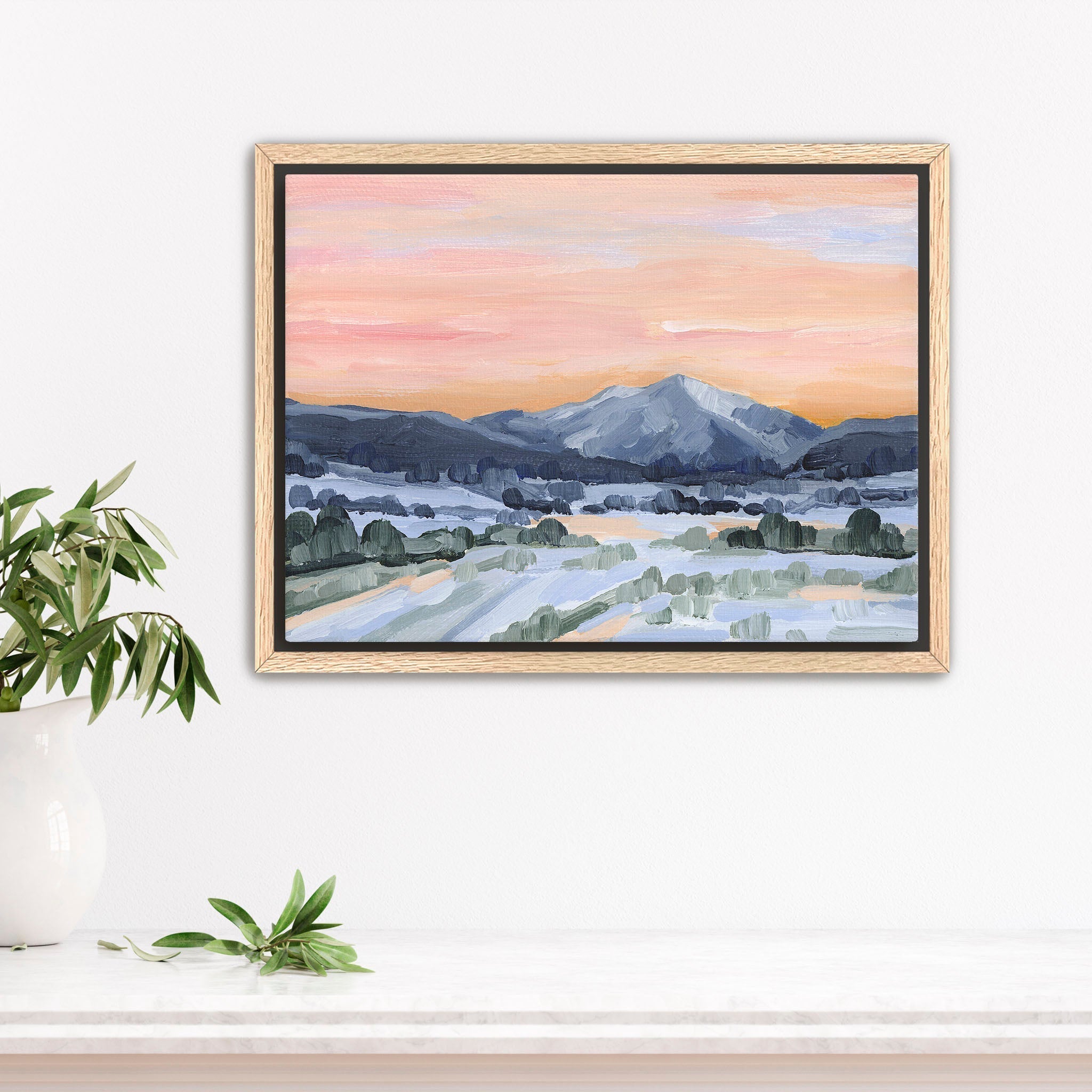 "Watching Sunsets" Art Print