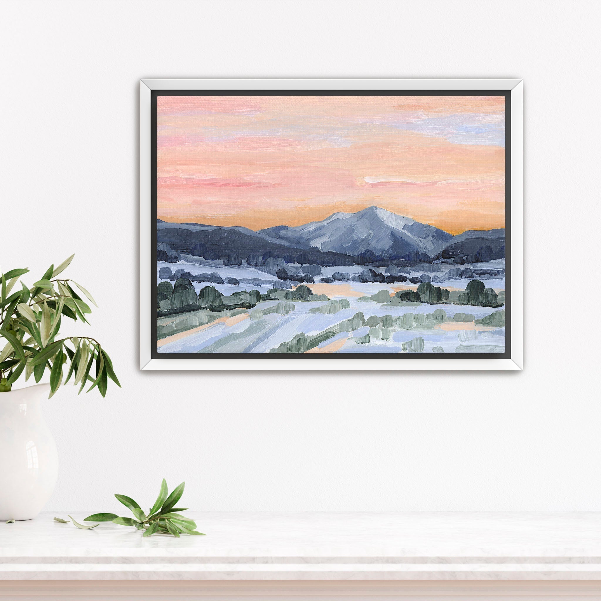 "Watching Sunsets" Art Print