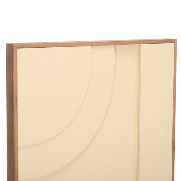 Modern Geometry Wall Art in Natural (Set of 2)