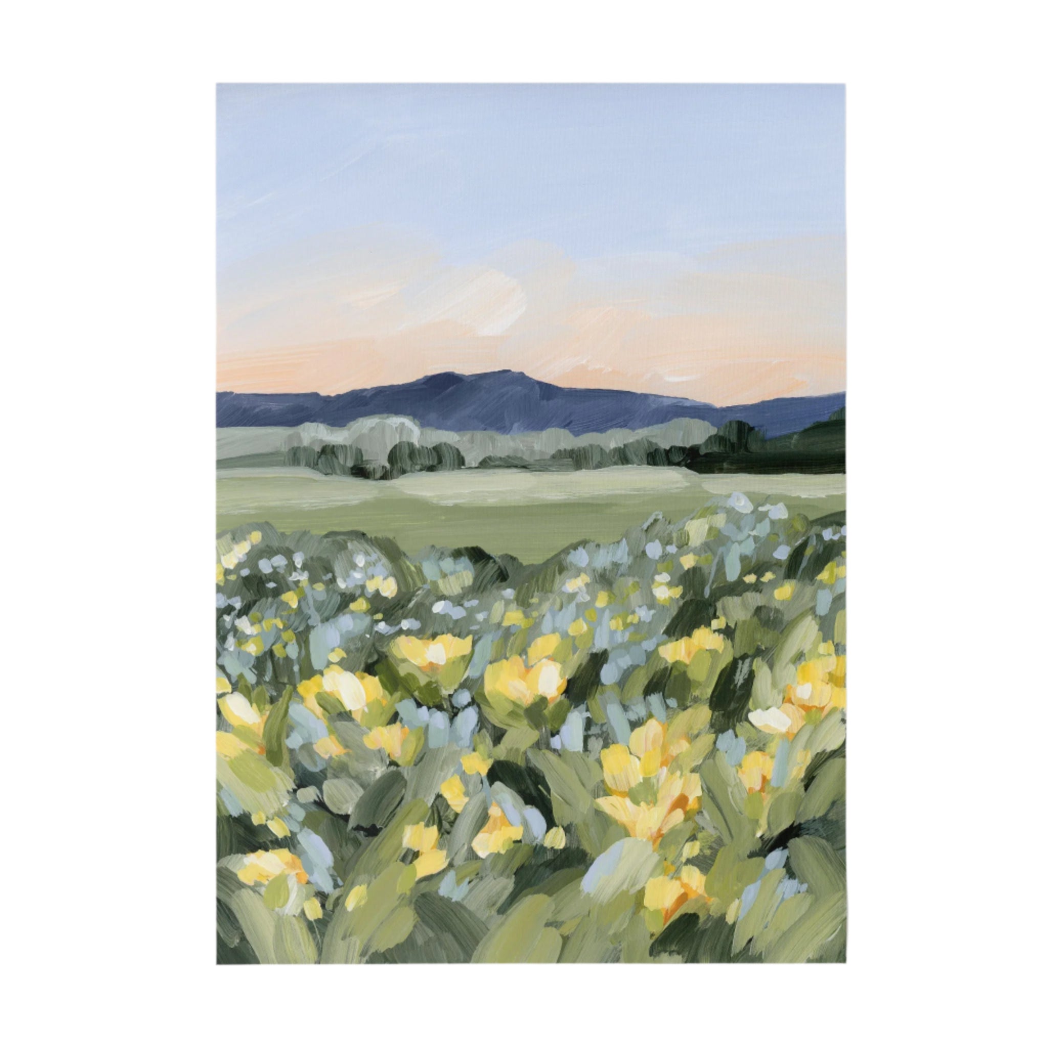 "Yellow Fields" Art Print