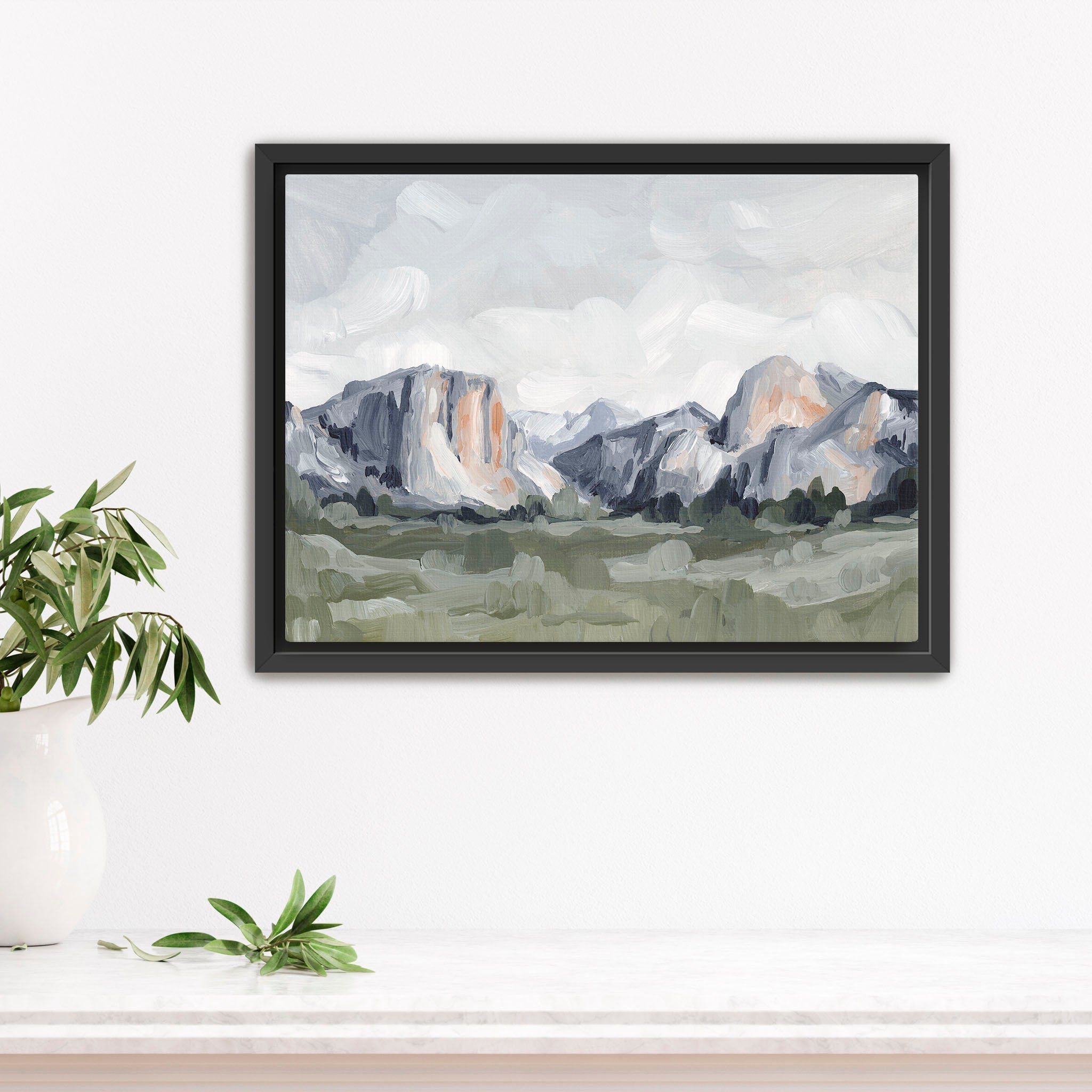 "Yosemite in Blue" Art Print