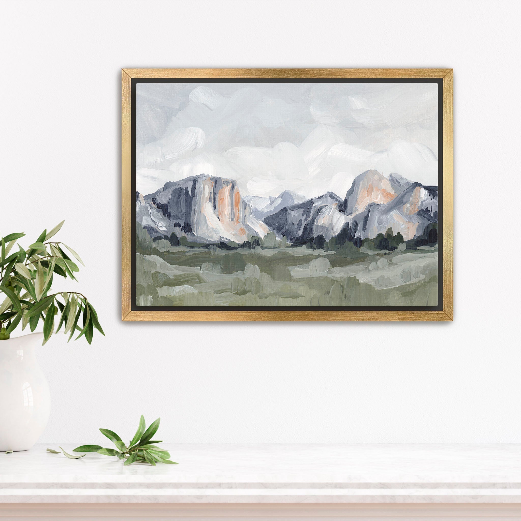 "Yosemite in Blue" Art Print