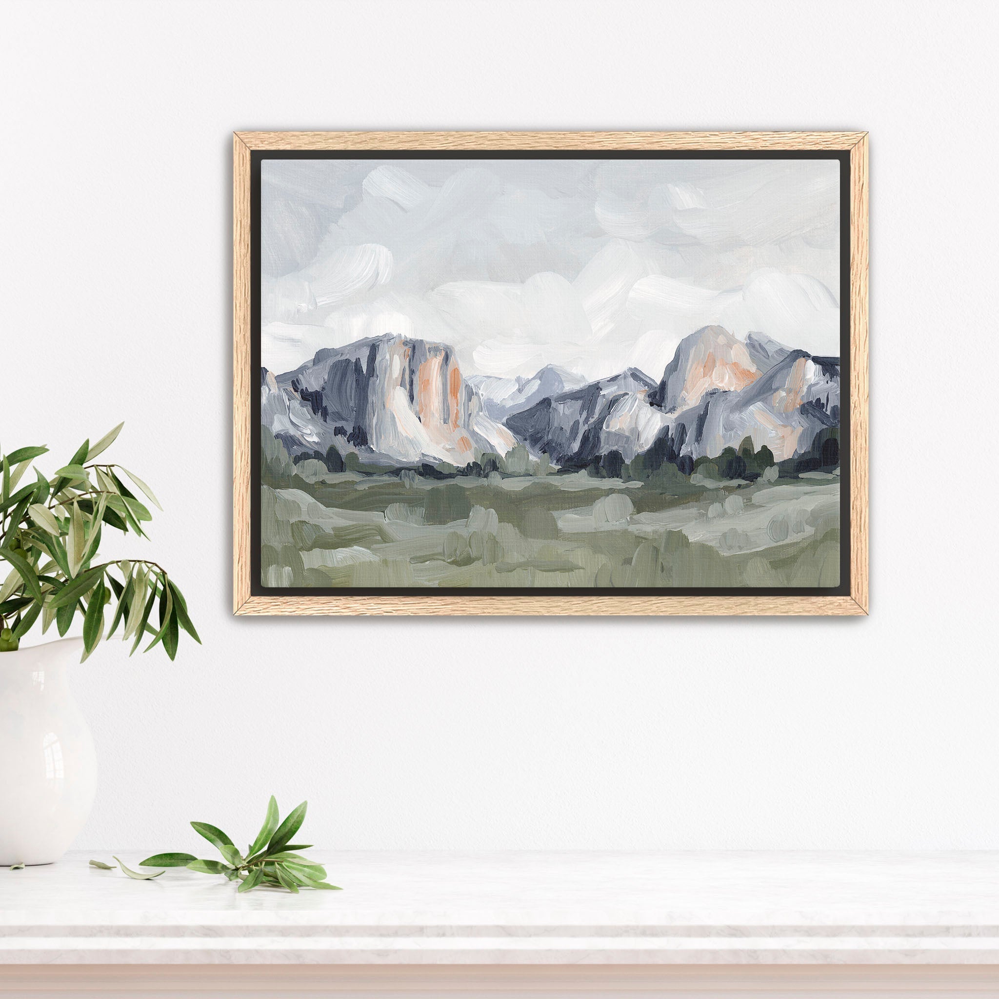 "Yosemite in Blue" Art Print