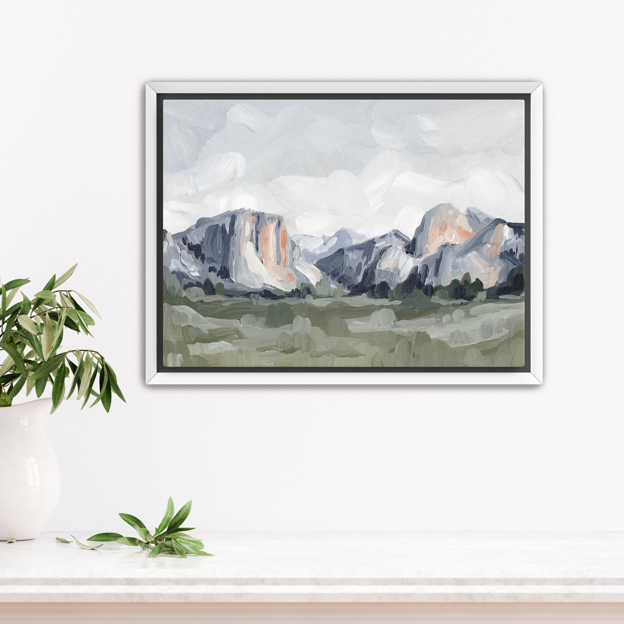 "Yosemite in Blue" Art Print