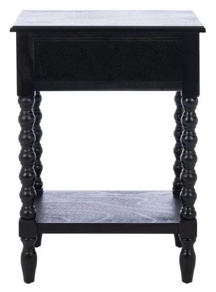 Safavieh Athena Classic Farmhouse Black Accent Table