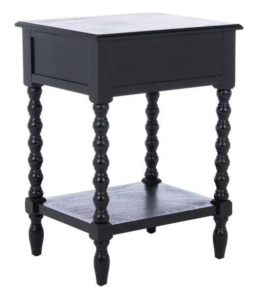 Safavieh Athena Classic Farmhouse Black Accent Table