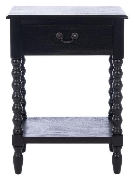 Safavieh Athena Classic Farmhouse Black Accent Table