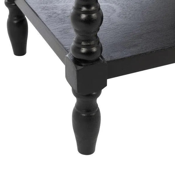 Safavieh Athena Classic Farmhouse Black Accent Table