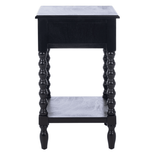 Safavieh Athena Classic Farmhouse Black Accent Table