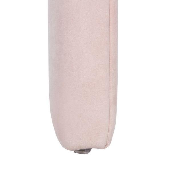 Safavieh Tenko Light Pink Velvet Bench