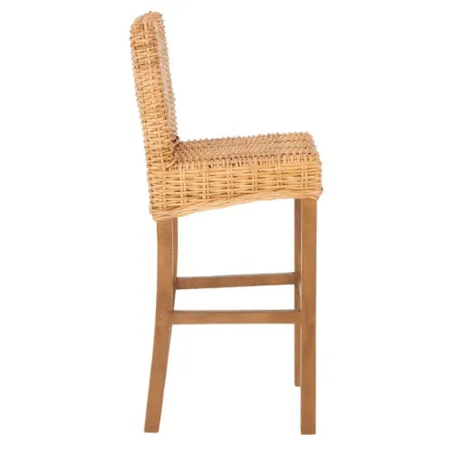 Safavieh Tobie Natural Rattan Bar Stool