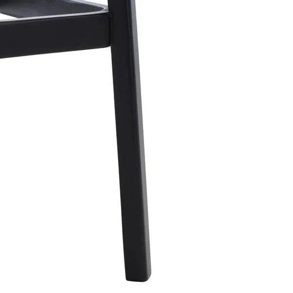 Safavieh Silus Black Backless Cane Bar Stool