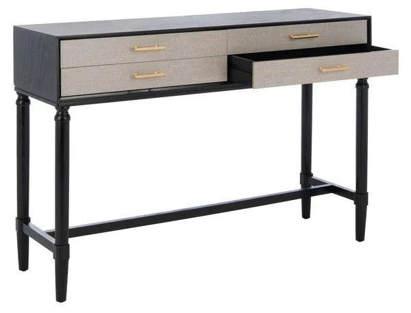 Safavieh Estella Sleek Black Console Table