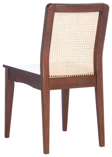 Safavieh Benicio Dark Brown-Natural Rattan Dining Chair (Set of 2)