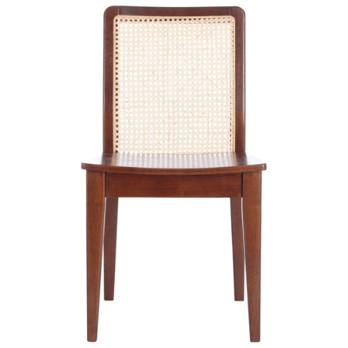 Safavieh Benicio Dark Brown-Natural Rattan Dining Chair (Set of 2)