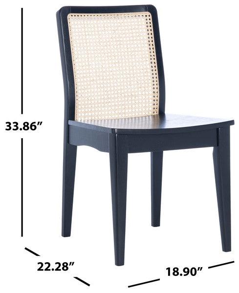 Safavieh Benicio Cane Black Dining Chair (Set of 2)