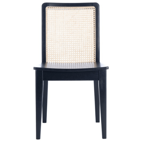 Safavieh Benicio Cane Black Dining Chair (Set of 2)