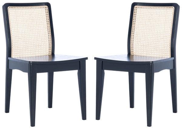 Safavieh Benicio Cane Black Dining Chair (Set of 2)