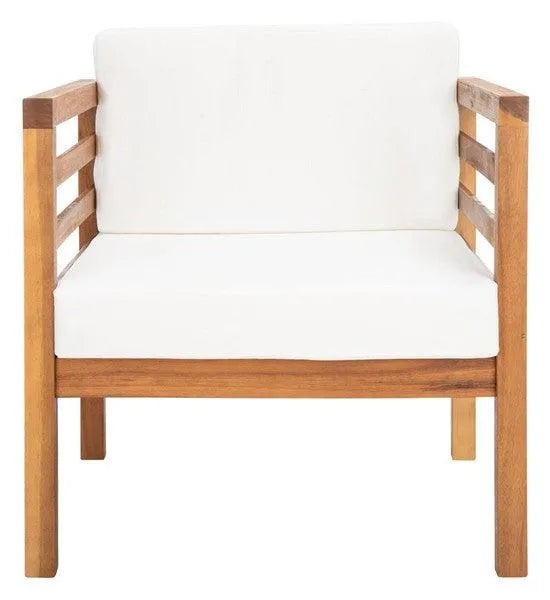 Safavieh Kinnell Natural Finish Outdoor Armchair