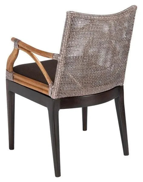 Safavieh Gianni British Colonial Brown Rattan Arm Chair