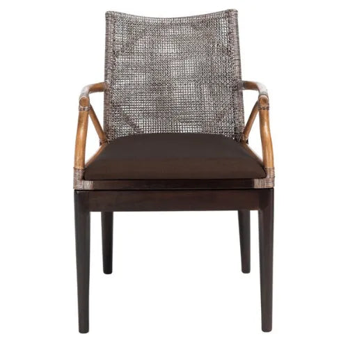 Safavieh Gianni British Colonial Brown Rattan Arm Chair