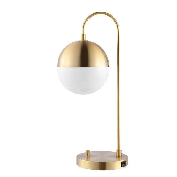 Safavieh Cappi Mid-Century Brass Table Lamp