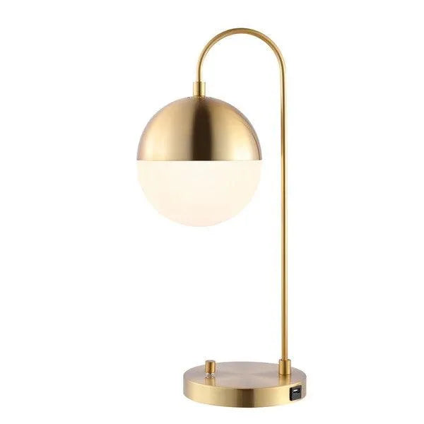 Safavieh Cappi Mid-Century Brass Table Lamp