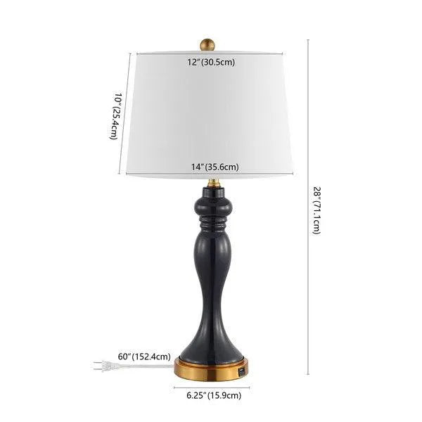 Safavieh Cayson Navy Classic Table Lamp