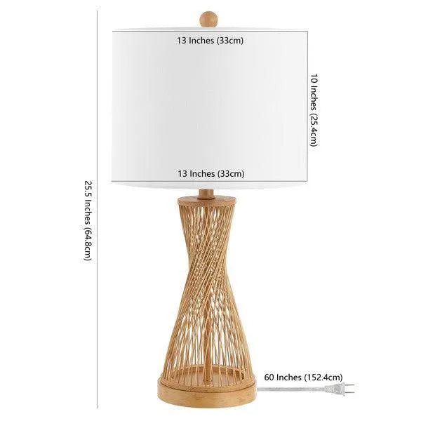 Safavieh Magnus Natural Bamboo Table Lamp