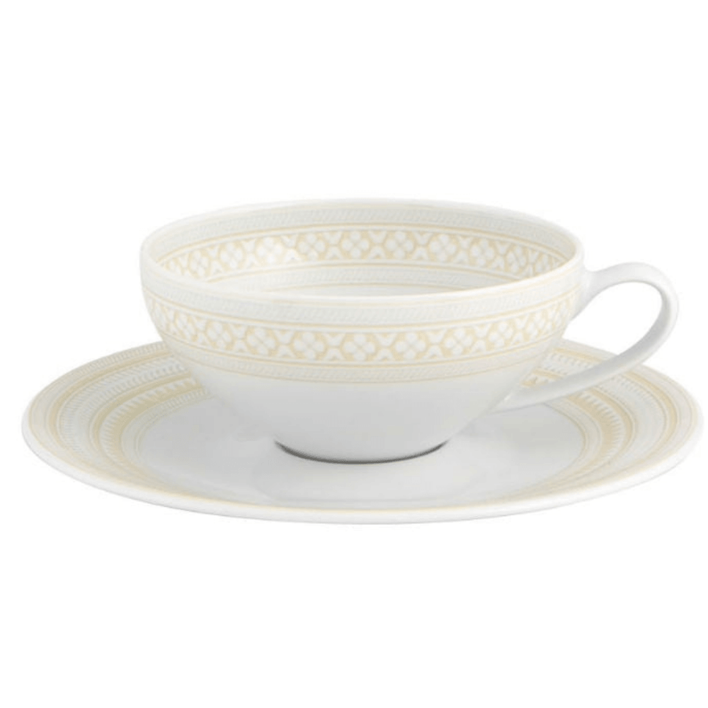 Vista Alegre Vista Alegre Ivory Tea Cup & Saucer (Set of 4)