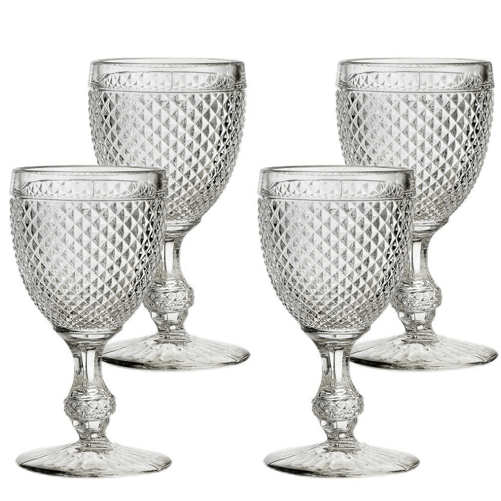 Vista Alegre Vista Alegre Bicos Incolor Water Goblet (Set of 4)