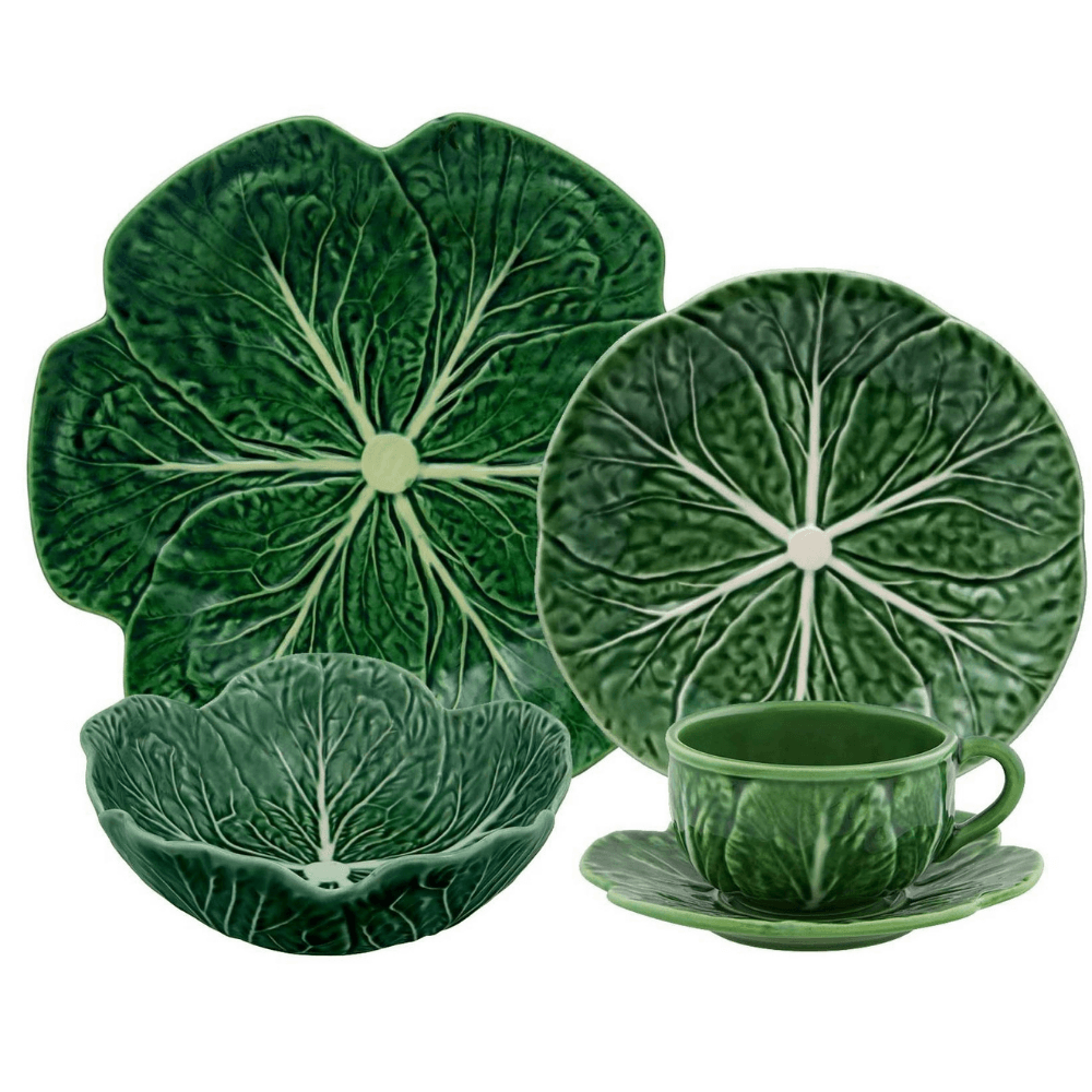 Bordallo Pinheiro Bordallo Pinheiro Cabbage Green Dinnerware Set (5 pieces)