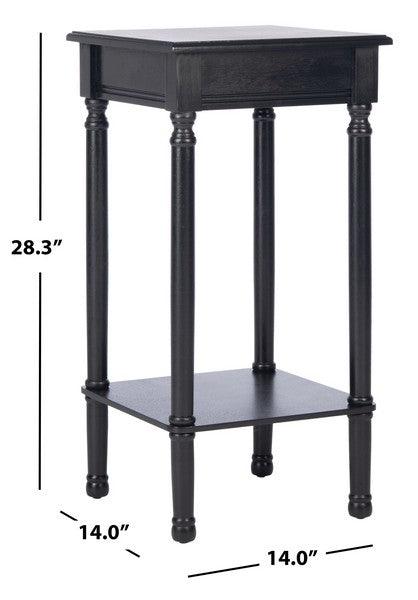 Safavieh Tinsley Black Square Accent Table