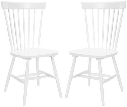 Safavieh Parker White Spindle Dining Chair (Set of 2)