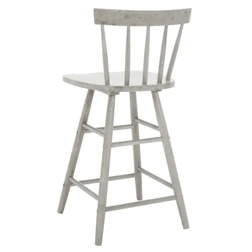 Safavieh Tally Grey Windsor Counter Stool