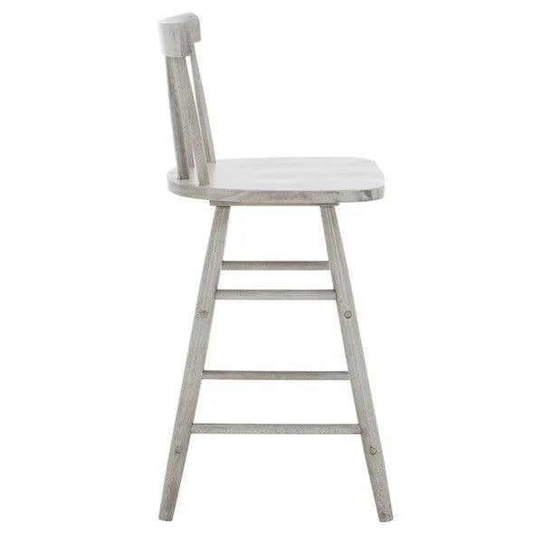 Safavieh Tally Grey Windsor Counter Stool